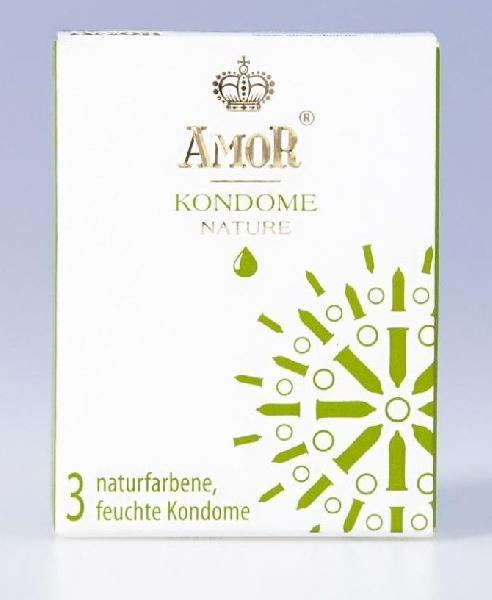 Классические презервативы AMOR Nature - 3 шт. от AMOR