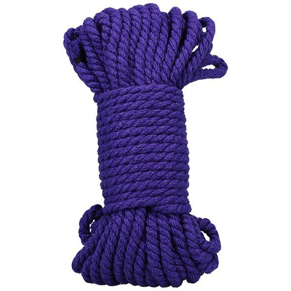 Фиолетовая верёвка для связывания и фиксации Bind Tie - 15,24 м. от Doc Johnson