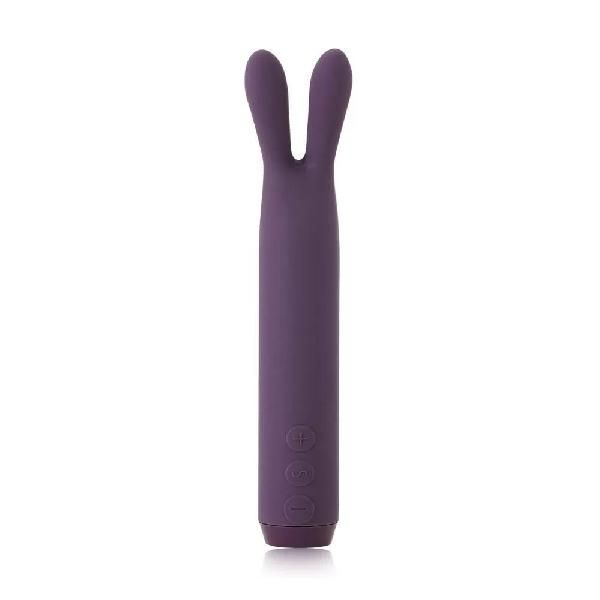 Фиолетовый вибратор с ушками Rabbit Bullet Vibrator - 8,9 см. от Je Joue