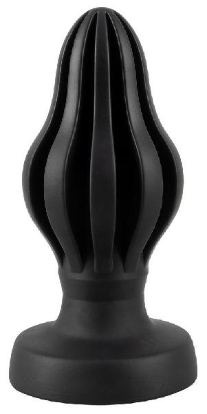 Черная анальная пробка Super Soft Butt Plug - 11,1 см. от Orion