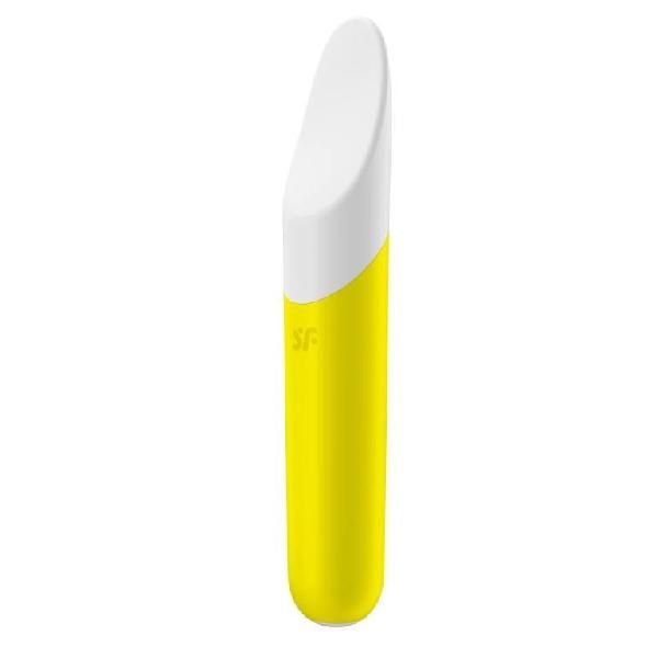 Желтый мини-вибратор Ultra Power Bullet 7 от Satisfyer