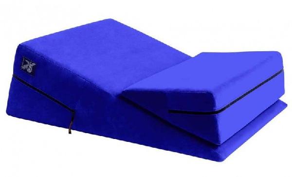 Синяя подушка для секса из двух частей Liberator Wedge/Ramp Combo от Liberator