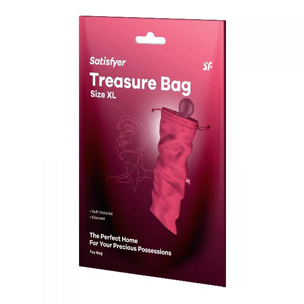 Розовый мешочек для хранения игрушек Treasure Bag XL от Satisfyer