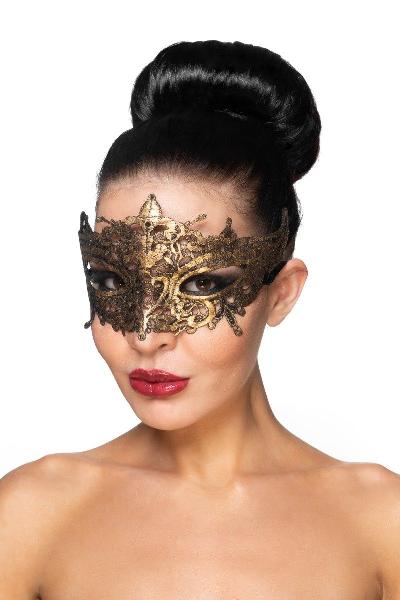 Золотистая карнавальная маска  Каф  от Сумерки богов