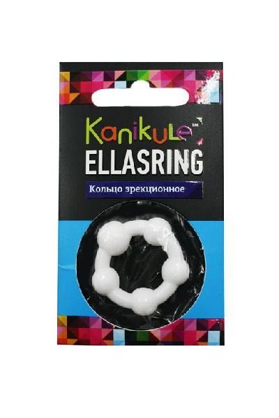 Цветное эрекционное кольцо с шариками Ellasring от Sitabella