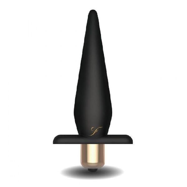 Черный анальный плаг Vibrating Butt Plug от Fredericks Of Hollywood