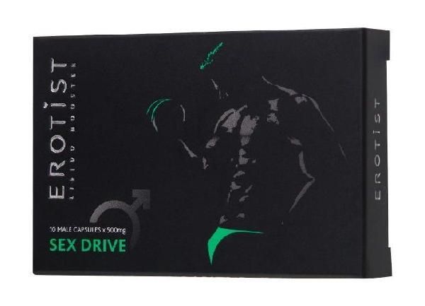 Капсулы для мужчин для повышения либидо Erotist SEX DRIVE - 10 капсул (500 мг.) от Erotist Libido Booster