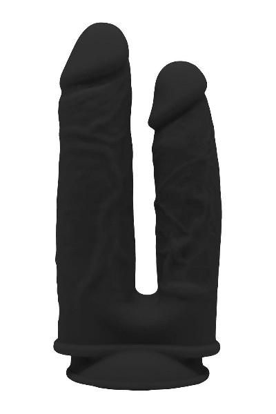 Черный анально-вагинальный фаллоимитатор Double Penetrator - 19,5 см. от Dream Toys
