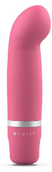 Розовый мини-вибратор Bcute Classic Curve - 10 см. от B Swish