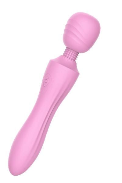 Розовый жезловый вибромассажер Pink Lady - 21,6 см. от Dream Toys