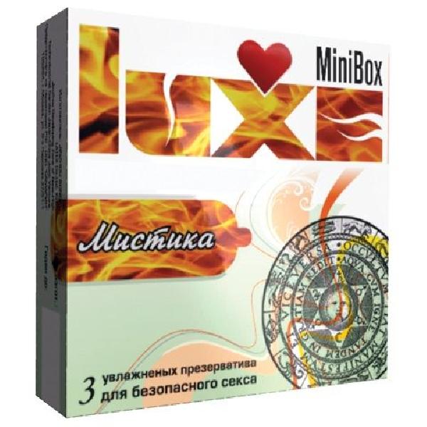 Презервативы Luxe Mini Box  Мистика  - 3 шт. от Luxe