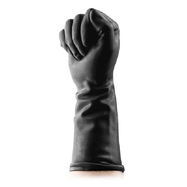 Черные латексные перчатки для фистинга Fisting Gloves от EDC Wholesale