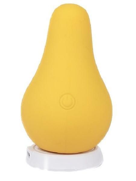 Желтый перезаряжаемый вибратор Juicy Pear - 8,2 см. от CNT