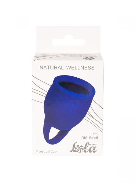 Синяя менструальная чаша Iris - 15 мл. от Lola toys