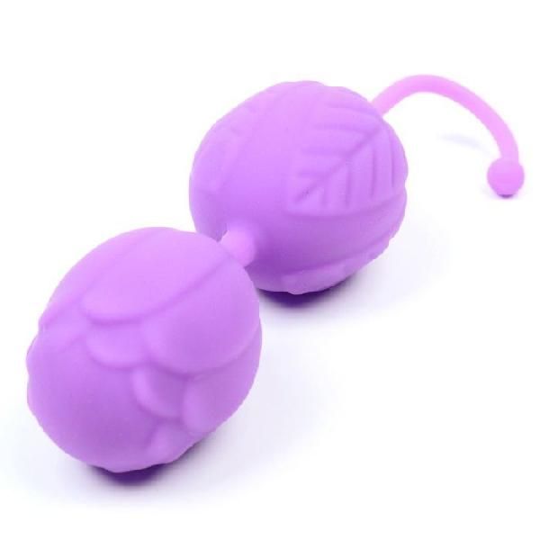 Фиолетовые вагинальные шарики «Оки-Чпоки» от Сима-Ленд