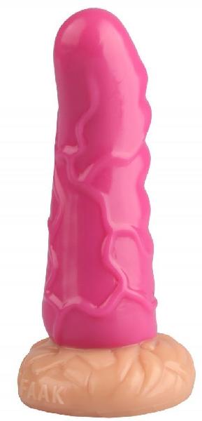 Розовая анальная втулка с венками - 18 см. от Сумерки богов