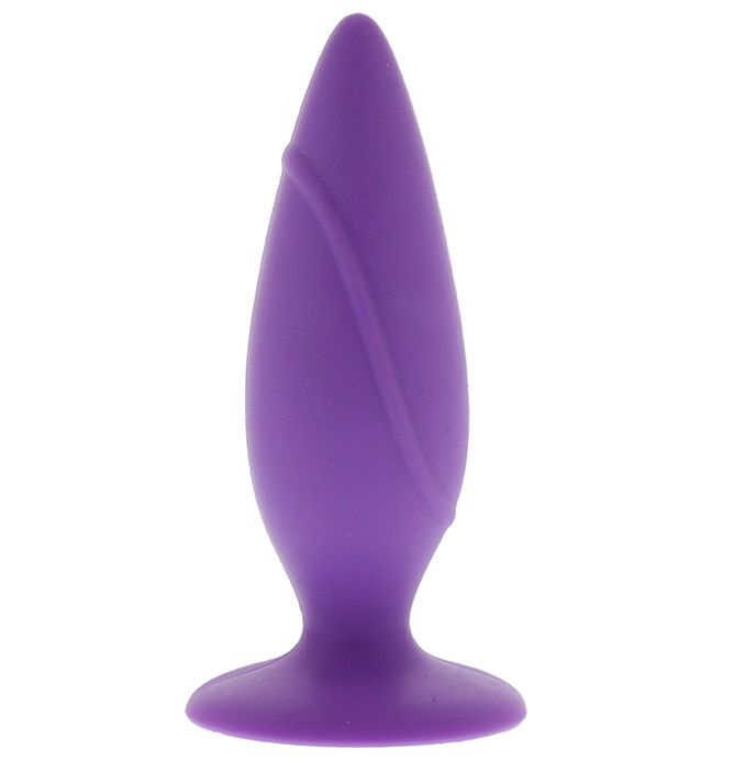Фиолетовая анальная пробка MOJO SPADES SMALL BUTT PLUG - 10 см. от Seven Creations