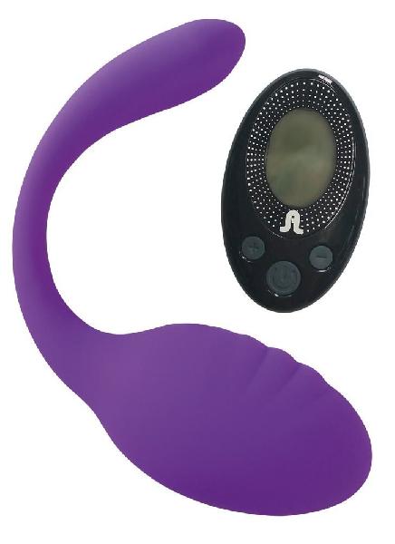 Фиолетовое виброяйцо Smart Dream II + LRS с пультом ДУ от Adrien Lastic