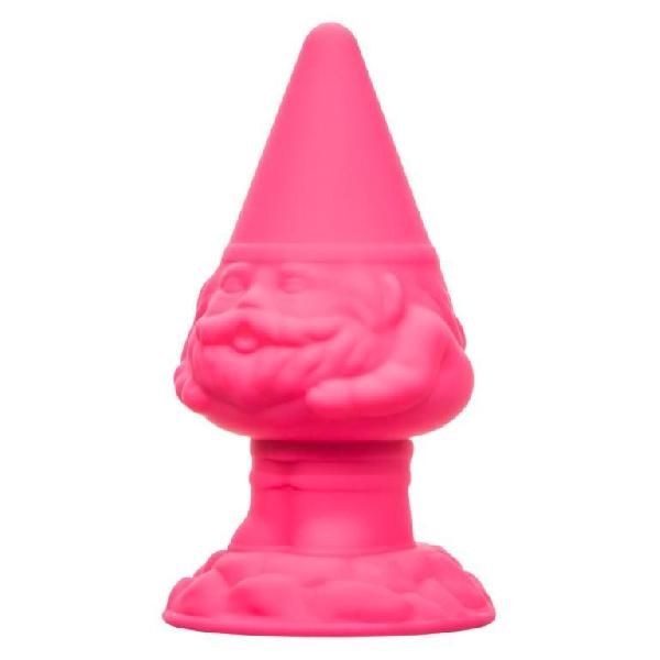 Розовая анальная пробка в форме гнома Anal Gnome от California Exotic Novelties