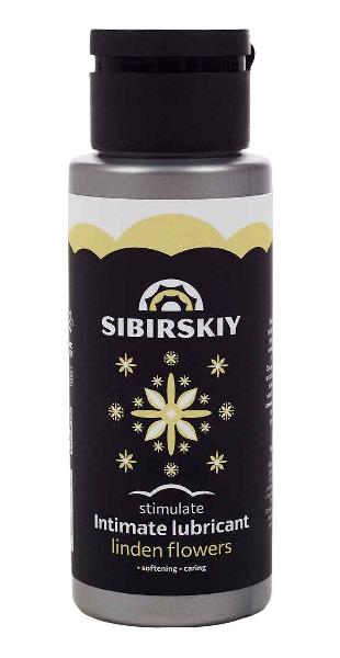 Возбуждающий интимный лубрикант SIBIRSKIY с ароматом цветков липы - 100 мл. от Sibirskiy