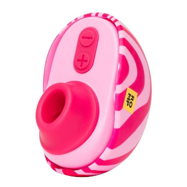 Розовый бесконтактный клиторальный стимулятор Romp Spin от ROMP