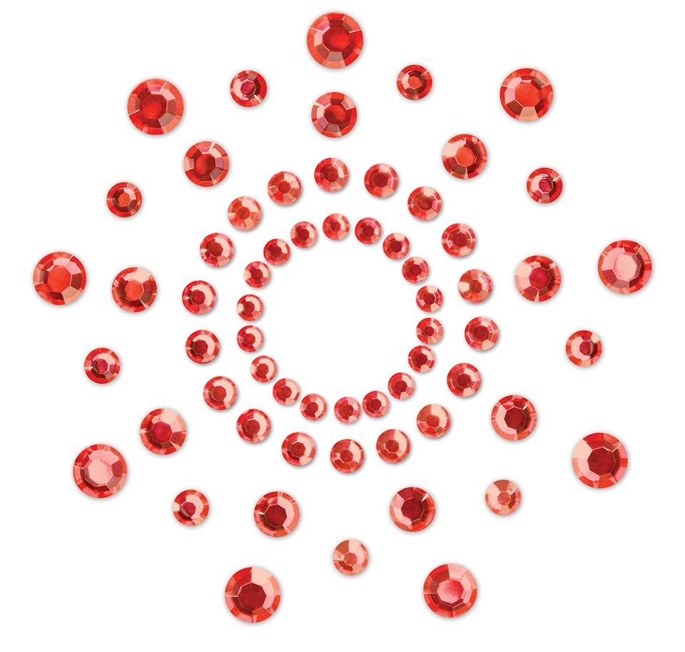 Красные наклейки на грудь Mimi Bijoux от Bijoux Indiscrets