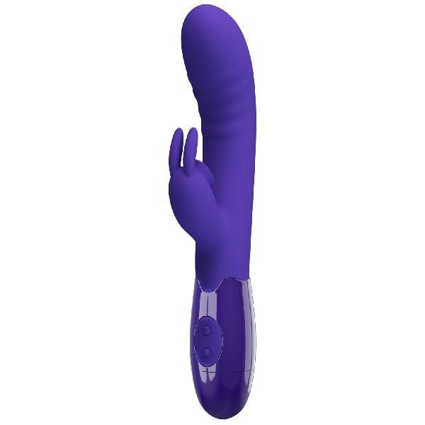 Фиолетовый вибратор-кролик Cerberus-Youth - 20,6 см. от Baile