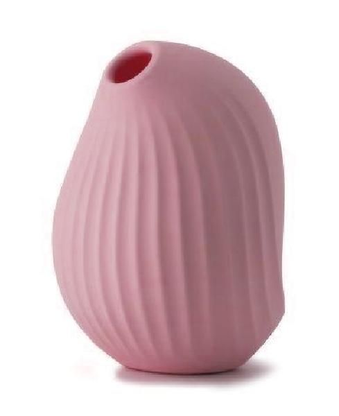 Нежно-розовый вакуум-волновой стимулятор с вибрацией и базой-ночником Cuddly Bird от Cuddly Bird