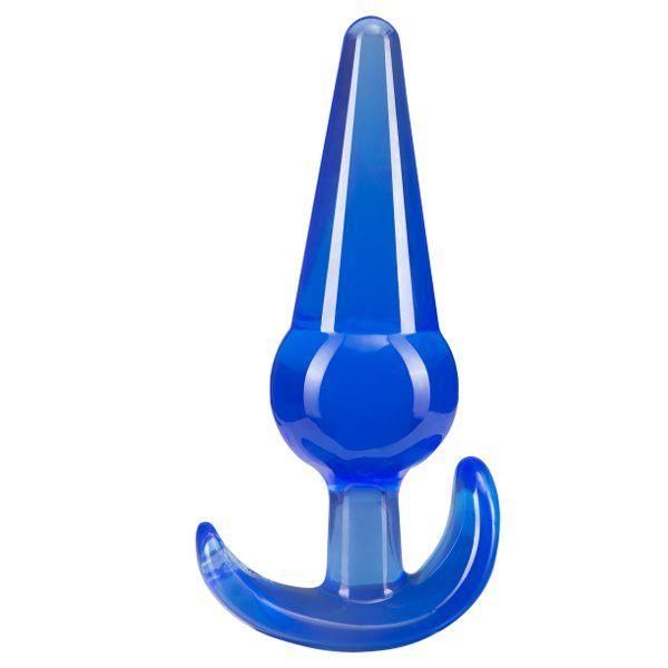 Синяя анальная пробка в форме якоря Large Anal Plug - 12,2 см. от Blush Novelties