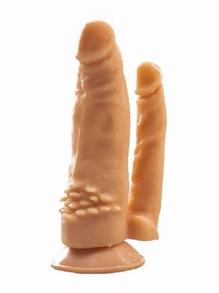 Анально-вагинальный фаллоимитатор с ионами серебра №11 - 15,5 см. от Джага-Джага