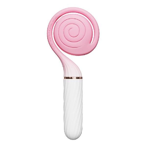 Розовый женский вибратор Lollipop с вакуумной стимуляцией от Otouch