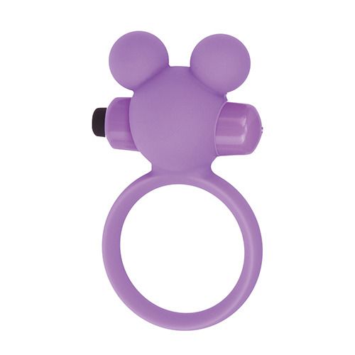 Фиолетовое эрекционное виброкольцо TEDDY COCKRING SILICONE от Toyz4lovers