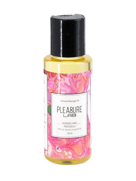 Массажное масло Pleasure Lab Delicate с ароматом пиона и пачули - 50 мл. от Pleasure Lab