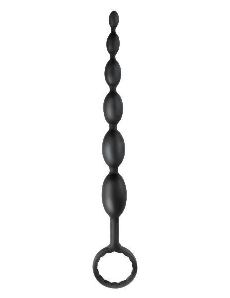 Анальная елочка из силикона First-Time Fun Beads - 25,3 см. от Pipedream