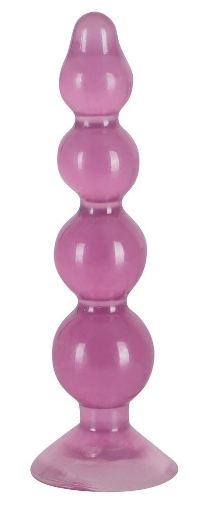 Розовый анальный стимулятор-ёлочка Anal Beads - 13 см. от Orion