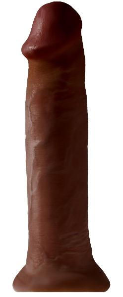 Коричневый фаллоимитатор-гигант на присоске 14  Cock - 36 см. от Pipedream