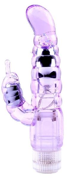 Фиолетовый вибратор-кролик My Dual Pleasure - 21 см. от Chisa