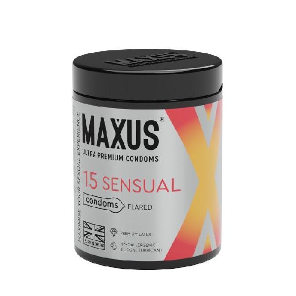 Анатомические презервативы MAXUS Sensual - 15 шт. от Maxus