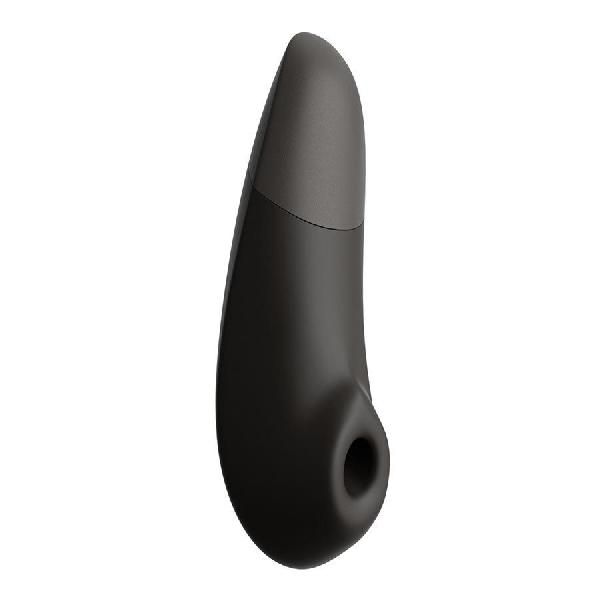 Черный бесконтактный клиторальный стимулятор Womanizer Enhance с вибрацией от Womanizer Enhance