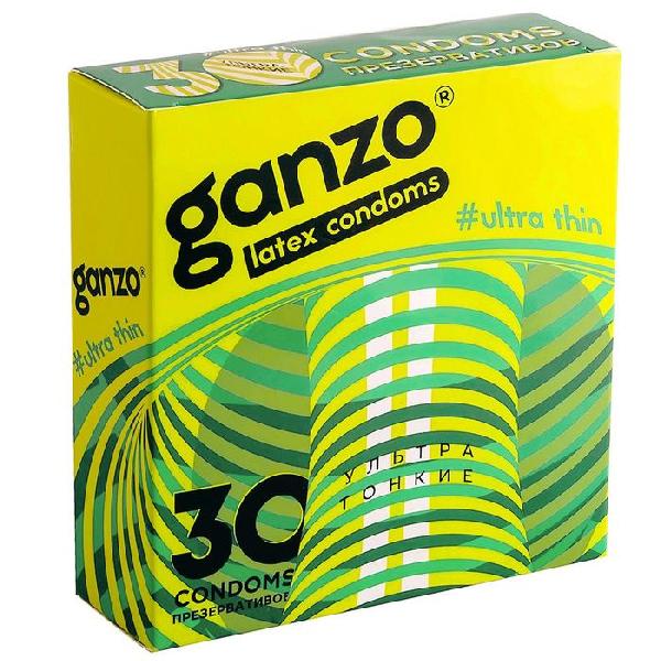 Ультратонкие презервативы Ganzo Ultra thin - 30 шт. от Ganzo