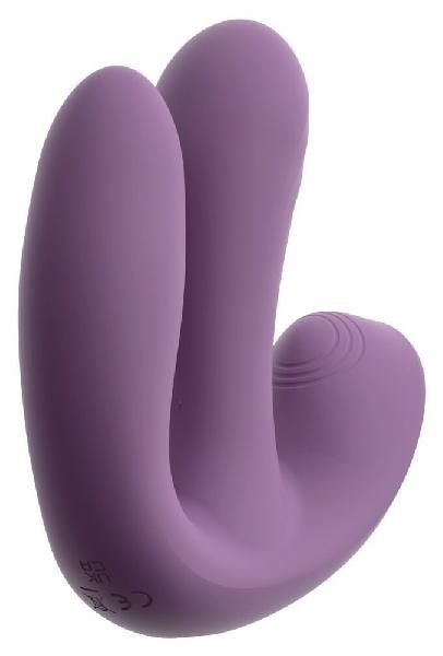 Фиолетовый тройной вибратор MIREVA RC Triple Hands-Free Vibrator от Orion