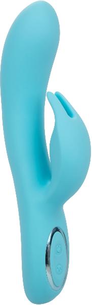 Голубой вибратор-кролик Bunny G - 22,7 см. от California Exotic Novelties
