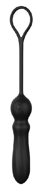 Черный анальный вибромассажер SMOOTH ANAL VIBE - 25 см. от Dream Toys