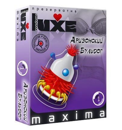 Презерватив LUXE Maxima  Аризонский Бульдог  - 1 шт. от Luxe