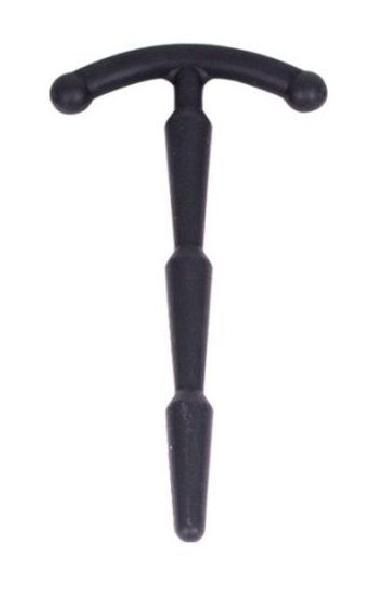 Черный уретральный плаг Kiotos X Sillicone Penis Stick 4 от O-Products