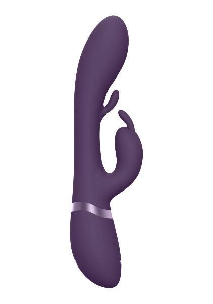 Фиолетовый вибромассажер-кролик Tama - 23,2 см. от Shots Media BV