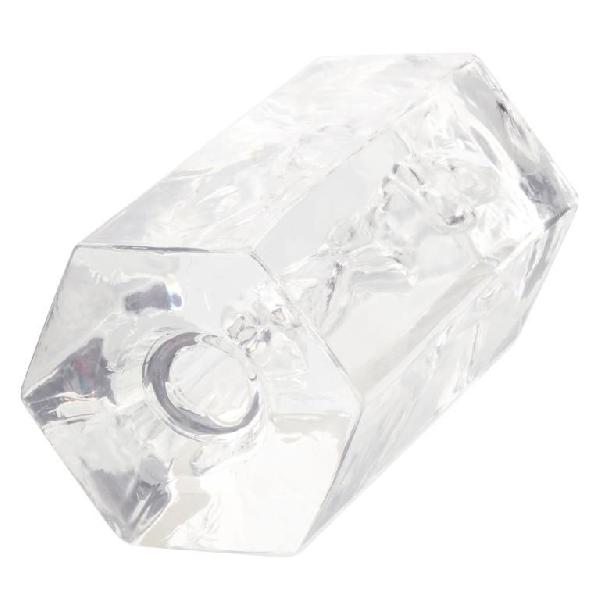 Прозрачный мастурбатор Crystal с внутренним рельефом в виде женского тела от California Exotic Novelties