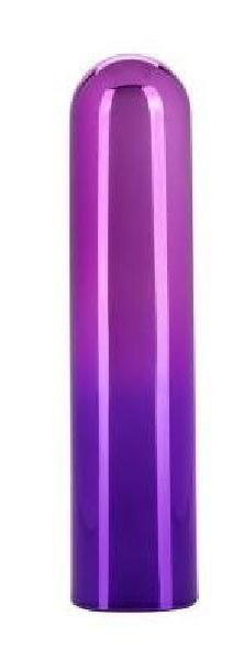 Фиолетовый гладкий мини-вибромассажер Glam Vibe - 9 см. от California Exotic Novelties