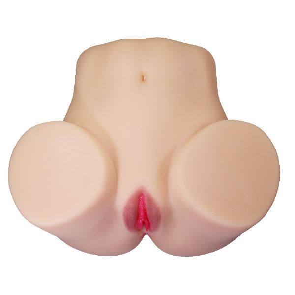 Телесный мастурбатор Julia с 2 любовными каналами от Baile