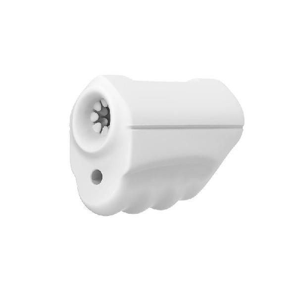 Белый вибромастурбатор Mini Masturbator от Silicone Toys